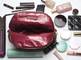 MINEE Large Makeup Bag - Burgundy Pouch
