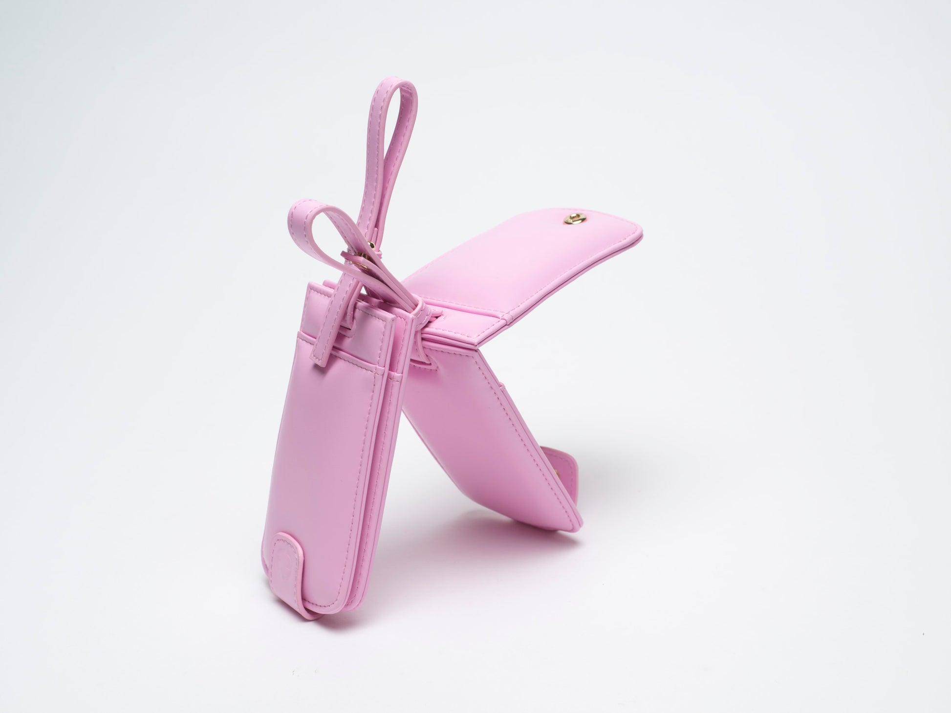 Pink Luggage Travel Tag