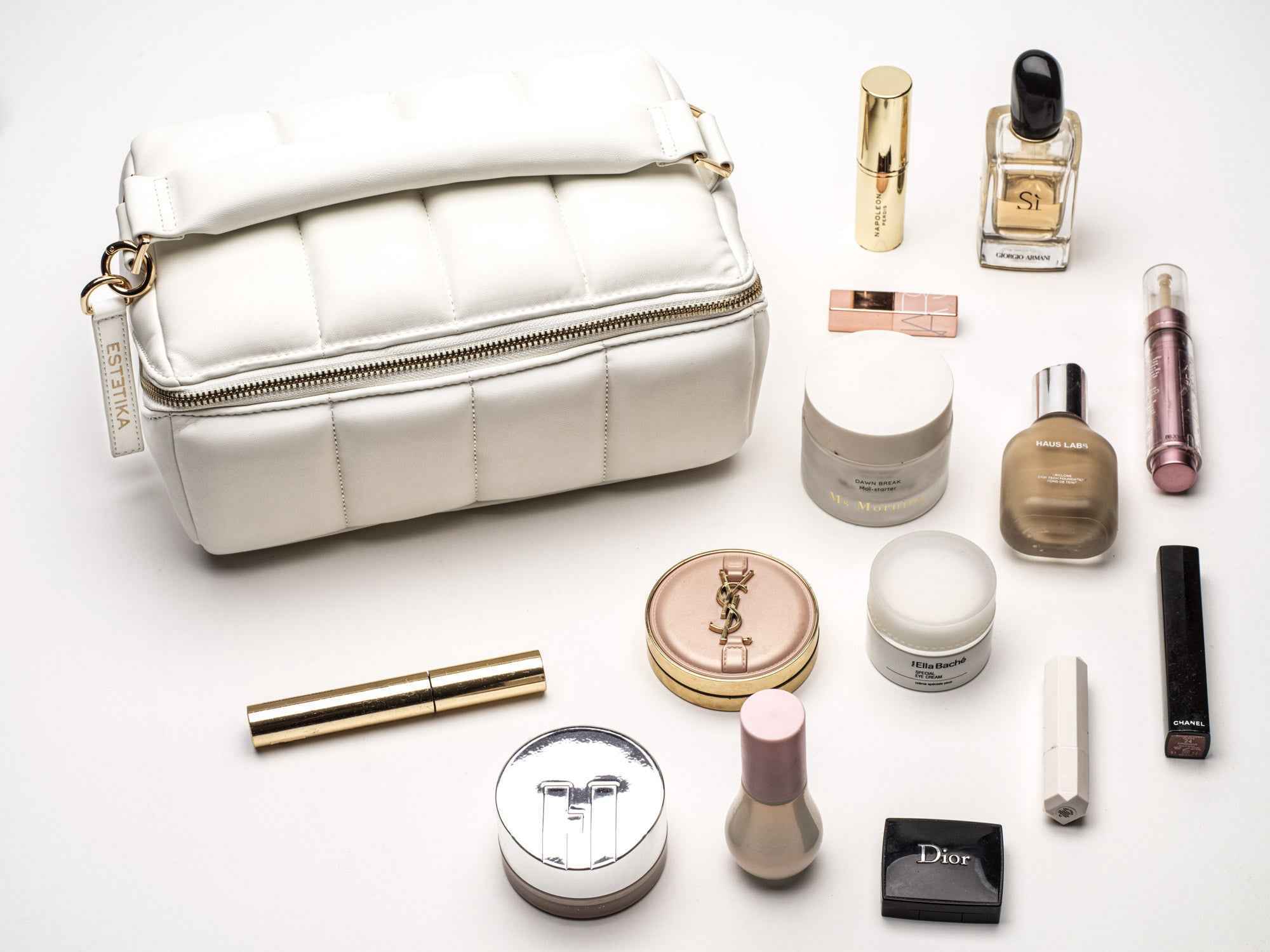 BIGEE Large Makeup Bag - Designer Cosmetic Case - ESTETIKA