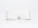 Cooling Ivory White Silk Wide Eye Mask with Gift Box - ESTETIKA