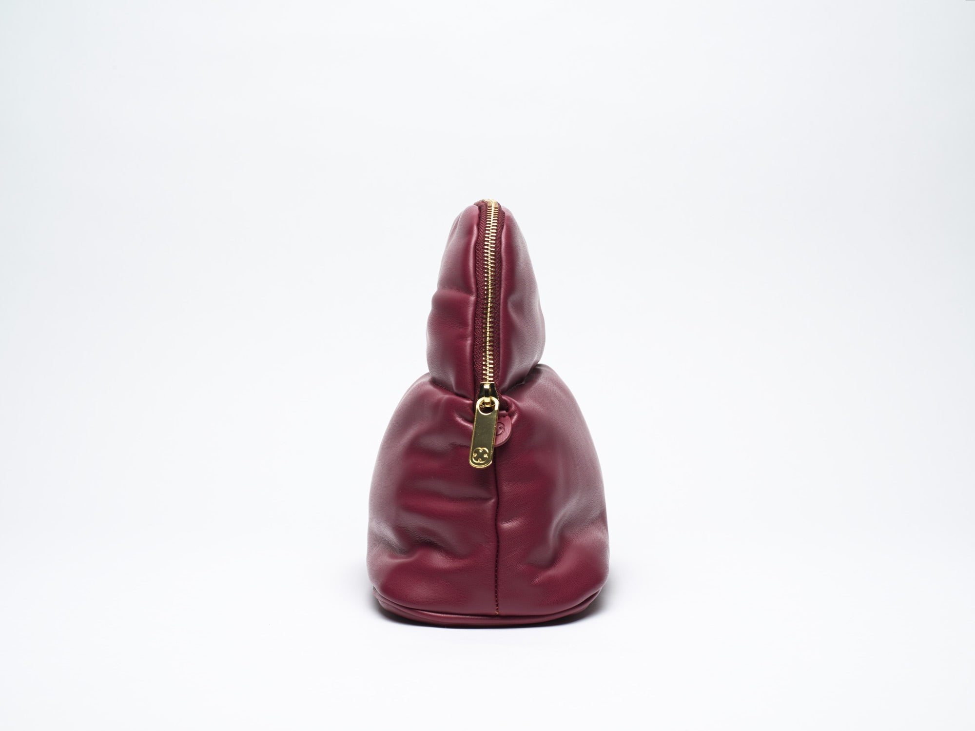 MINEE Large Makeup Bag - Burgundy Pouch - ESTETIKA