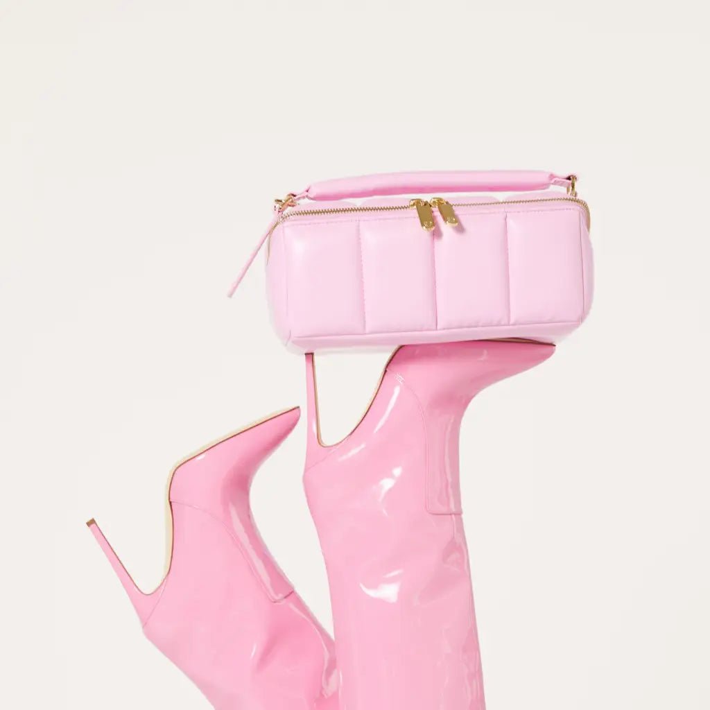 Pink BIGEE Large Beauty Travel Case - ESTETIKA