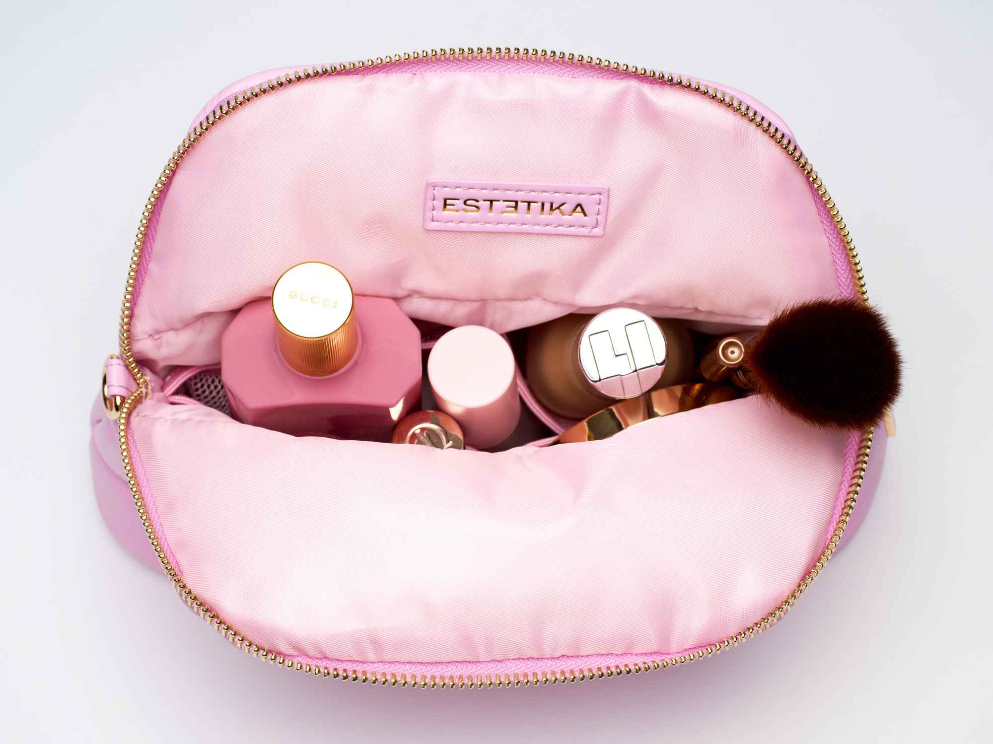 Pink MINEE Medium Makeup Bag - ESTETIKA