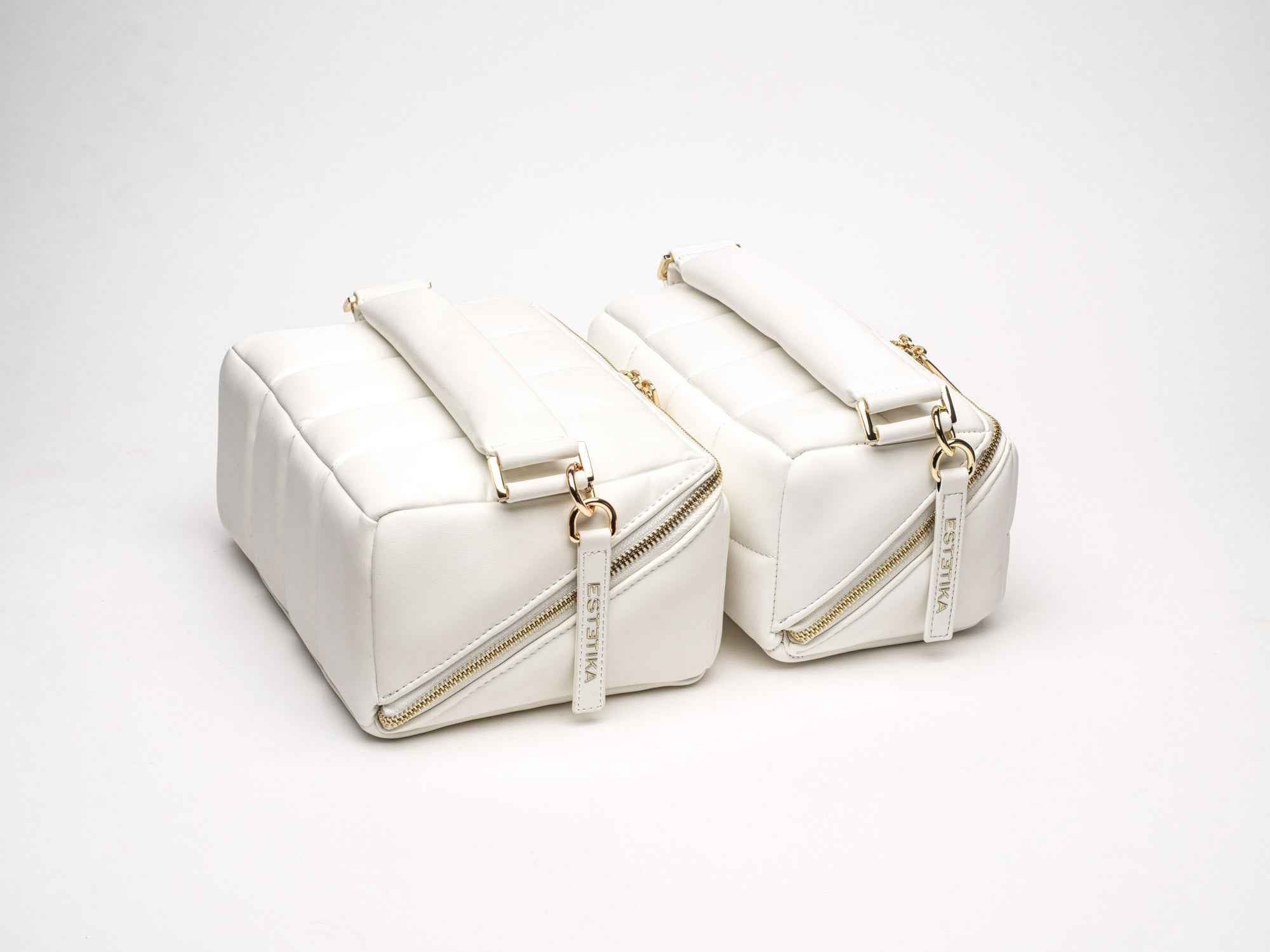 White Makeup Bag Bundle - HOMEE + BIGEE - ESTETIKA