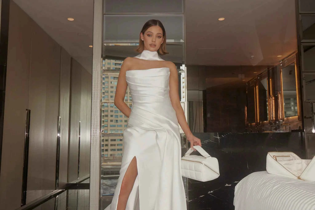 White Quilted Makeup Bag - The Perfect Vegan Cosmetic Case by HOMEE