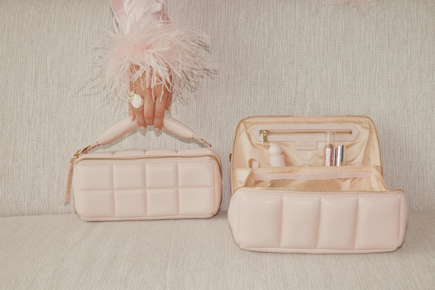 Blush Large Beauty Case - The BIGEE