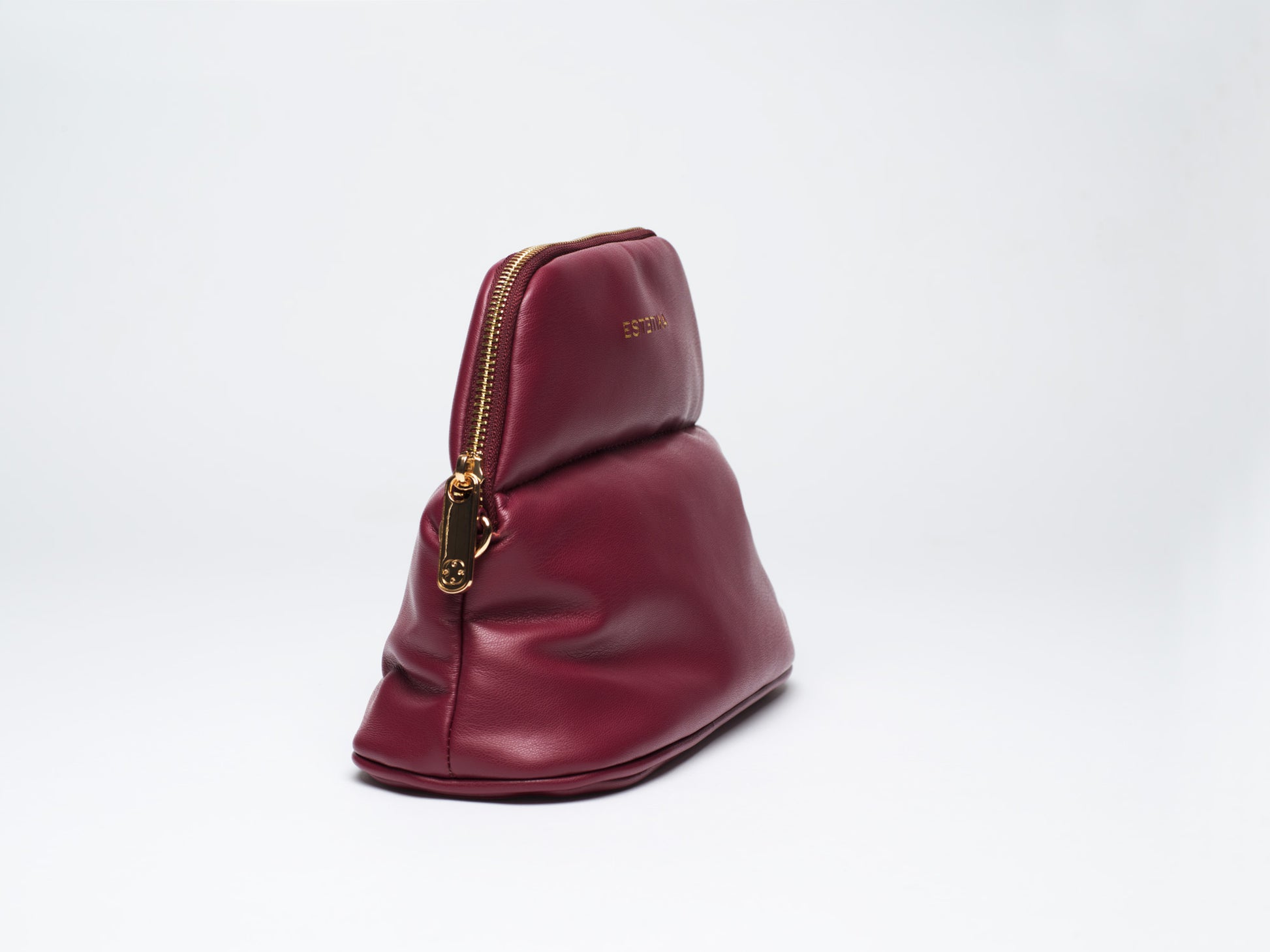 Burgundy MINEE Medium Cosmetic Pouch