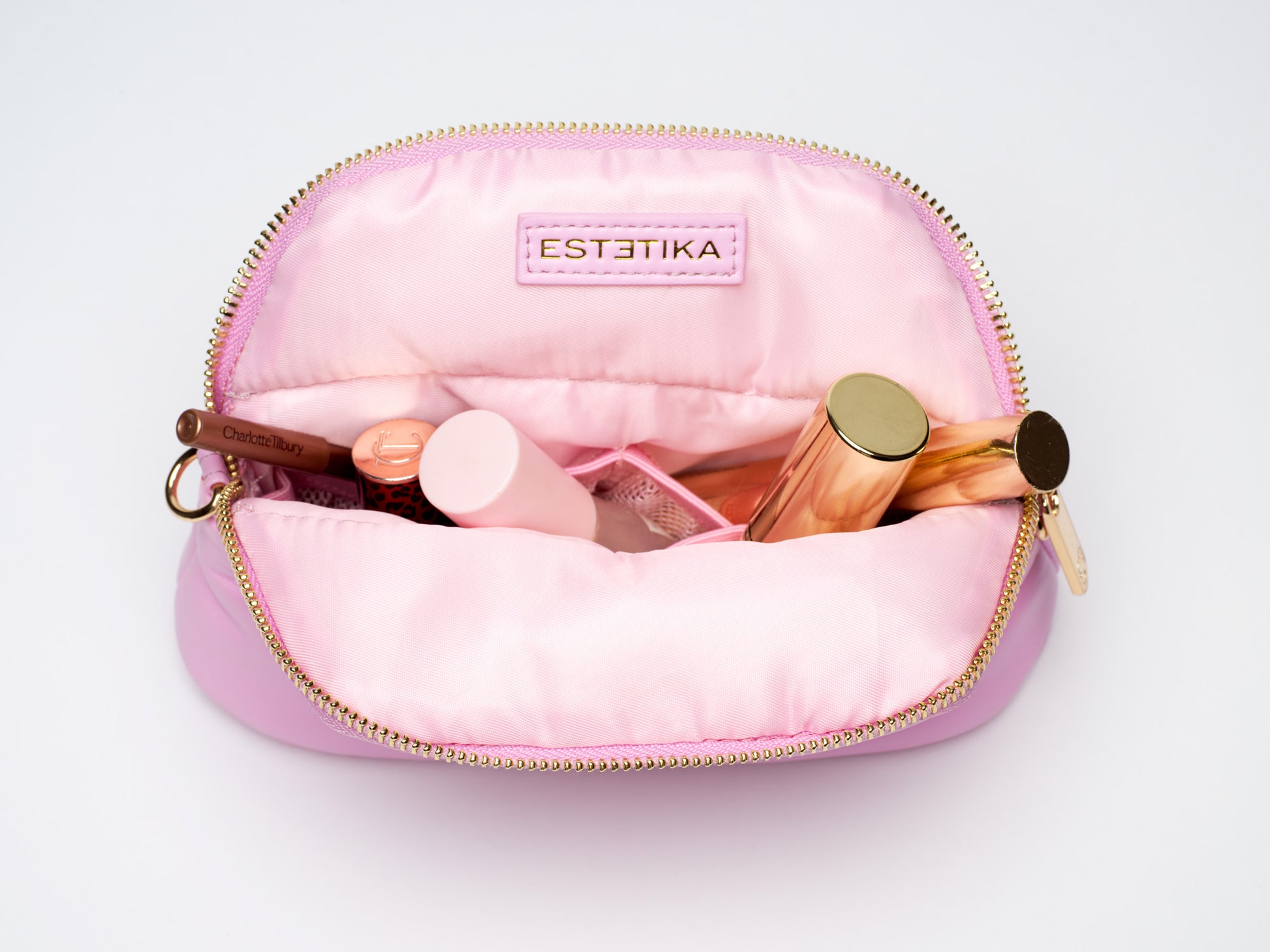 Pink MINEE Small Cosmetic Pouch