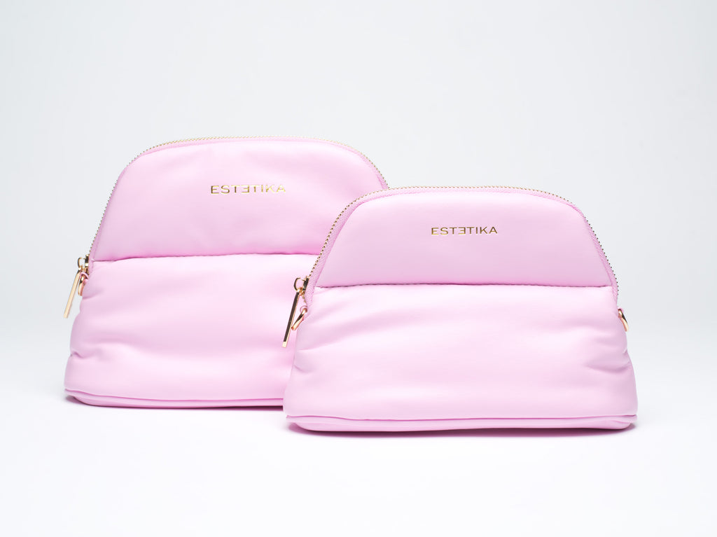 Pink MINEE Medium Cosmetic Pouch
