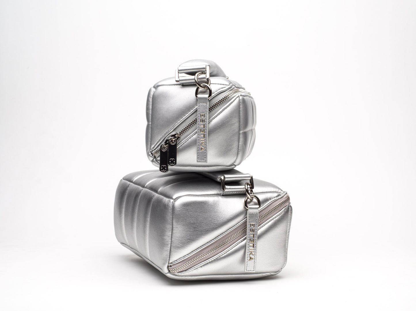 Silver Makeup Bag Bundle