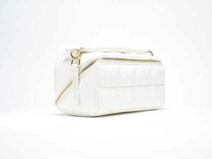 Bridal White Makeup Bag - The HOMEE