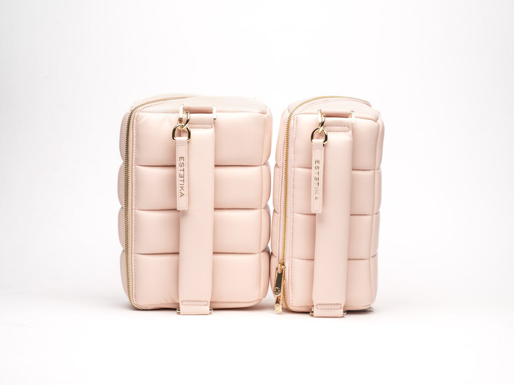 Blush Pink Makeup Bag & Large Travel Beauty Case - The BIGEE