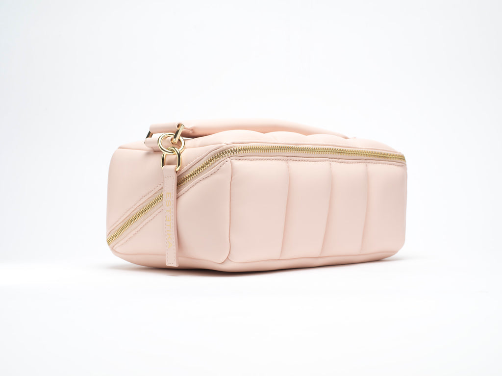 Blush Pink Makeup Bag & Large Travel Beauty Case - The BIGEE