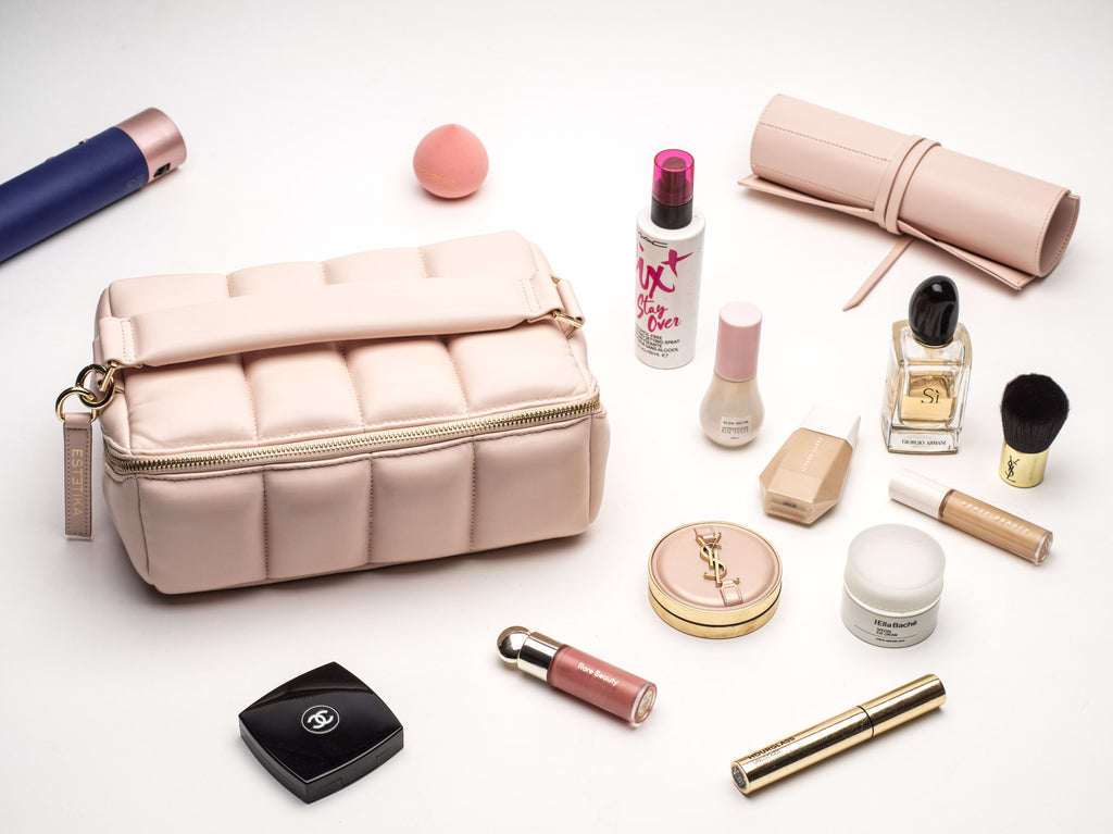 Blush Pink Makeup Bag & Large Travel Beauty Case - The BIGEE
