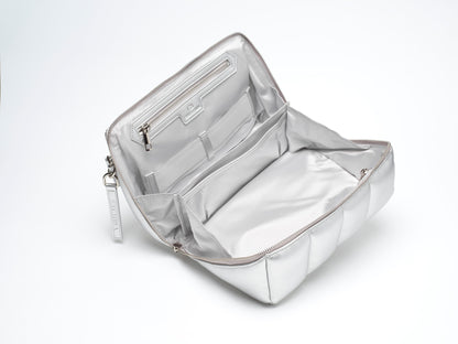 Silver Large Beauty Case - The BIGEE