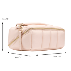 Blush Pink BIGEE Large Beauty Travel Case - ESTETIKA