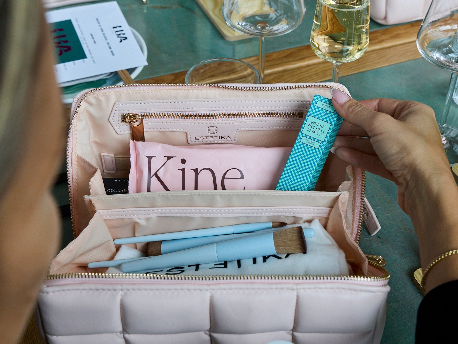 Blush Pink HOMEE Medium Beauty Case - ESTETIKA