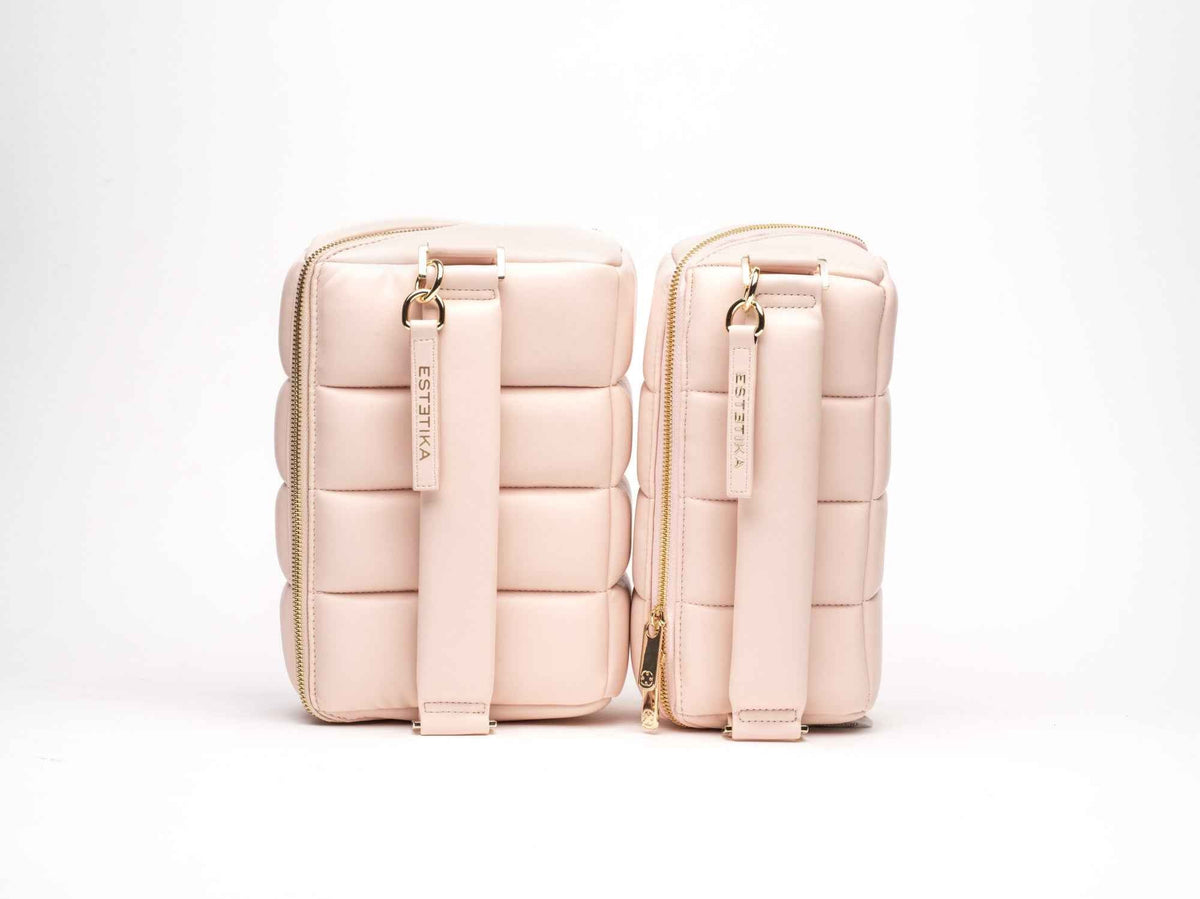 Blush Pink Makeup Bag Bundle - The HOMEE + BIGEE - ESTETIKA
