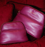 Burgundy MINEE Bundle - Small + Medium Makeup Bag - ESTETIKA