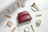 Burgundy MINEE Medium Cosmetic Pouch - ESTETIKA