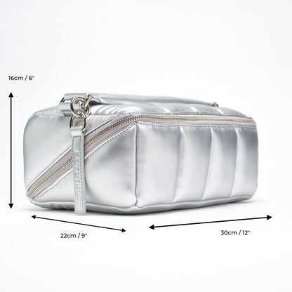 Silver Large Beauty Case - The BIGEE