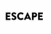 Blue 'ESCAPE' logo on a white background