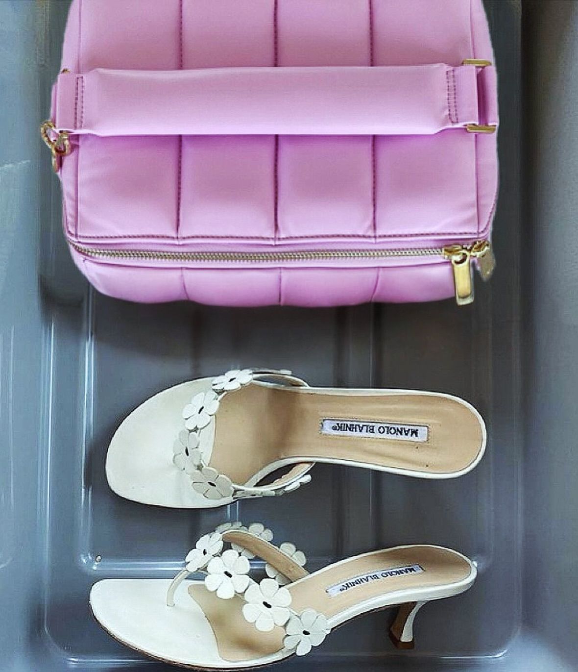 Pink BIGEE Large Beauty Travel Case - ESTETIKA