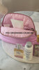 Pink MINEE Small Makeup Bag (with d/gold chain)