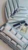 Silver Makeup Bag Set - Stylish Cosmetic Organiser Bundle HOMEE + BIGEE
