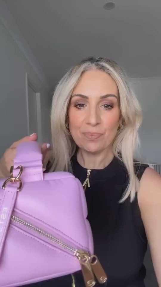 Pink Makeup Bag. Luxury Vegan Cosmetic Case. The HOMEE