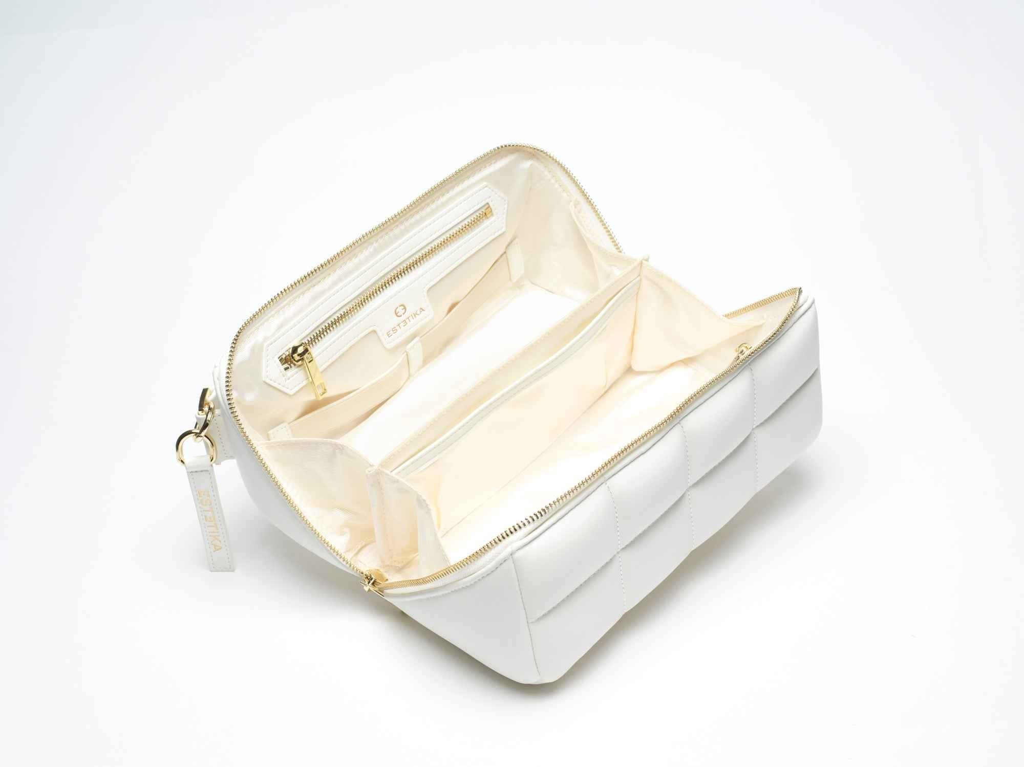 White Makeup Bag Bundle - HOMEE + BIGEE - ESTETIKA